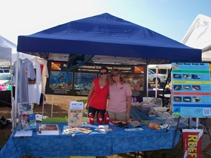 Conducting Outreach at Community Events: Interns increase the public's awareness about marine conservation by representing REEF at community events. Interns set up interactive displays and talk with the public at events such as art shows, fishing tournaments, science nights, boat shows, and more.